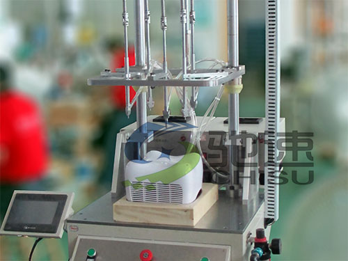 加濕機自動打螺絲機的應用-5軸固定式